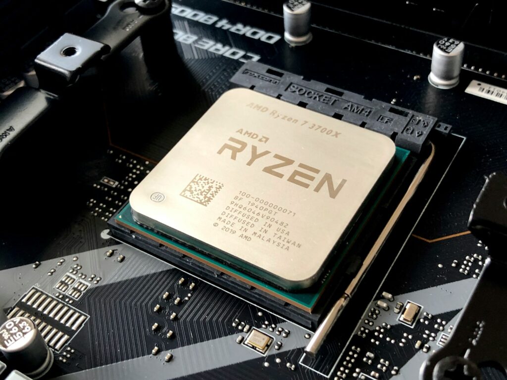 white and green hard disk drive, amd forecast 2025